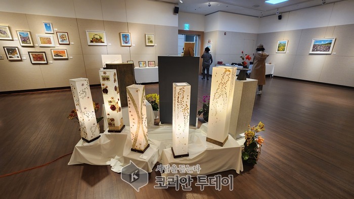 [코리안투데이] '기다림, 여유' 전시장 풍경 © 변아롱 기자
