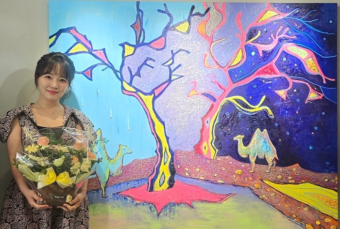 [코리안투데이] 청담 포브갤러리에서 윤송아 작가를 만나다. © 백창희 기자