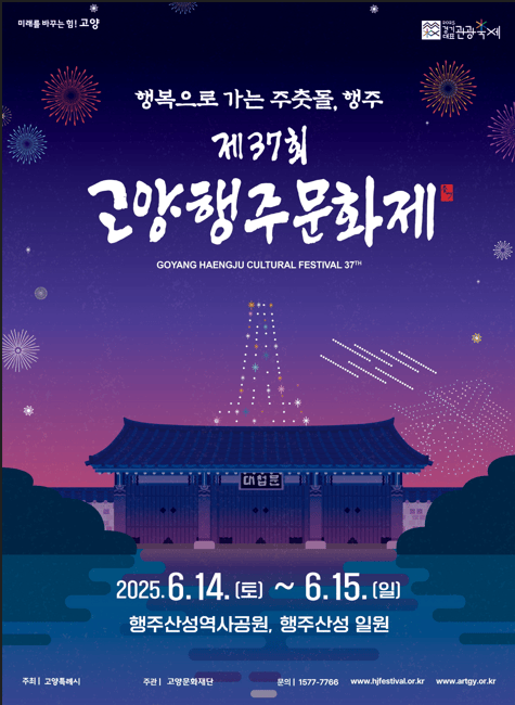 Madvogne og loppemarkeder kan betales med kort ved 37. Goyang Haengju Kulturfestival, oplyser Goyang-si