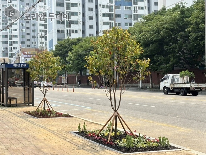 [코리안투데이] 백토로가로정원조성사업완료 © 조상원 기자