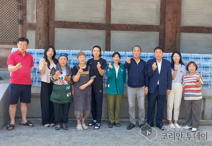 [코리안투데이] 세종 보림사, 수해 현장에 따뜻한 위로 전하다(사진=세종시제공) © 이윤주 기자