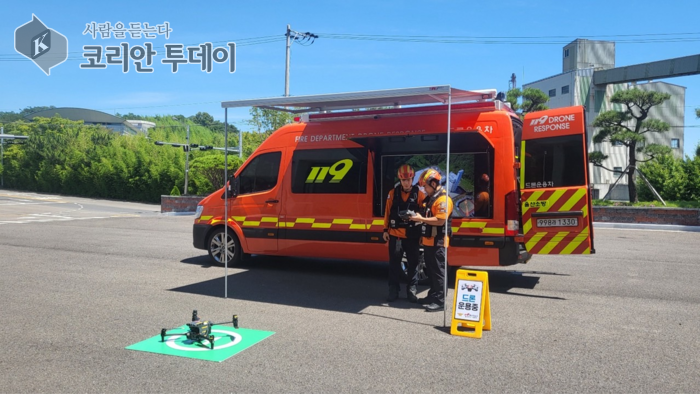 [코리안투데이] 인공지능 기반 무인기(드론)운용차 사진 © 정소영 기자