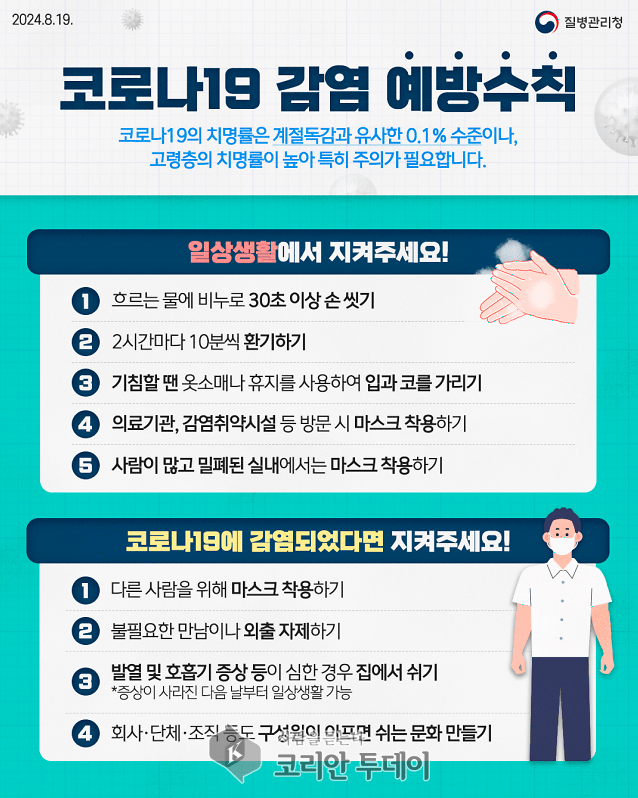 [코리안투데이] 계양구, 코로나19 증가세에 예방수칙 준수 요청 © 임서진 기자