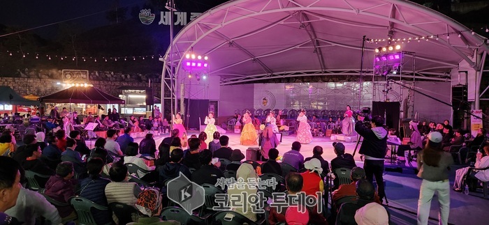 [코리안투데이] 지난해 마당극 '일타홍' 공연 모습(사진제공: 금산군청) © 임승탁 기자
