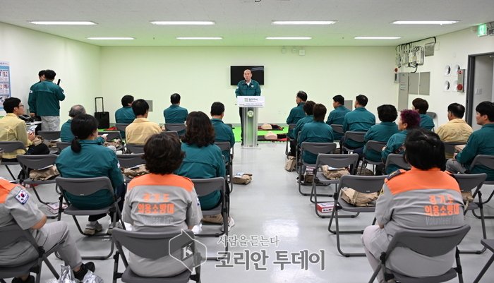 ▲ [코리안 투데이] 동두천시, 주민들과 함께 민방위 대피 훈련 실시 사진 © 안종룡 기자