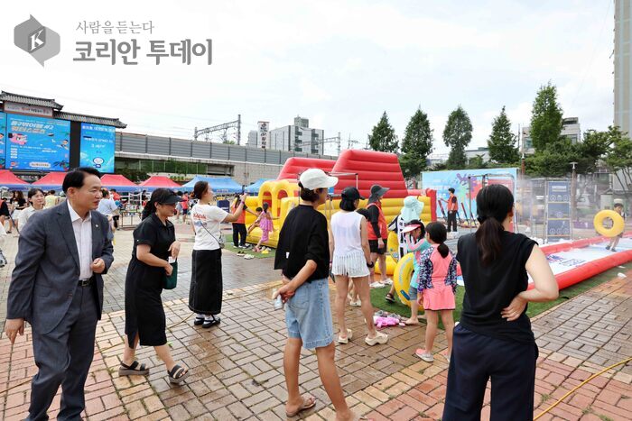 [코리안투데이] 동구청소년수련관 ‘워터 스포츠’ 물놀이 축제 © 김미희 기자
