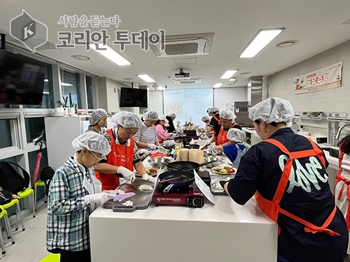 [코리안투데이]2025년8월14일 진행된 가족과 함께 하는 영양 교육 모습 © 최영숙 기자