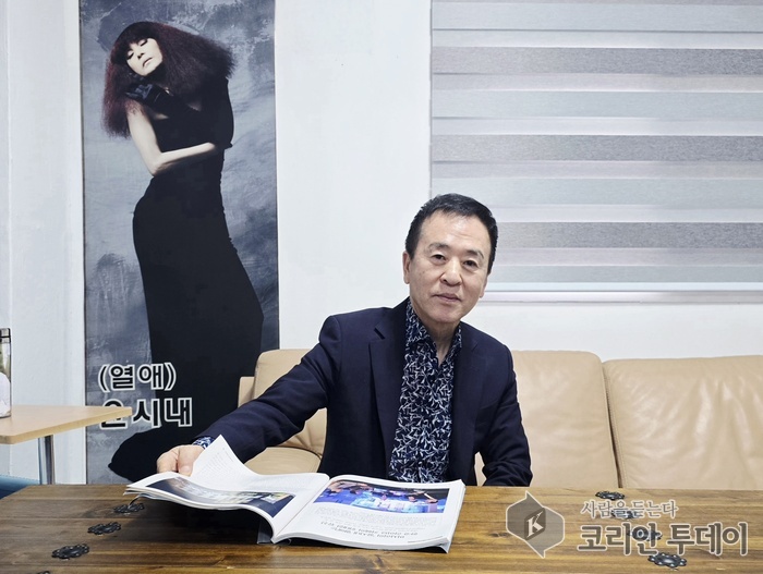 [코리안 투데이] 평생을 가요계 발전과 엔터사업 및 미사리 라이브 카페 문화를 위해 노력해 온 오균아 대표 © 신영민 기자