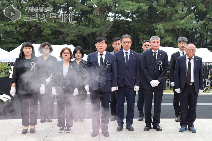 [코리안투데이] 영흥도 X-RAY작전 전사자 14위 추모식 © 김미희 기자