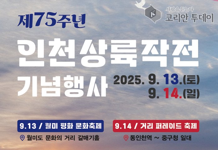 紀念仁川登陸作戰75週年 月尾島掀起和平與團結的浪潮