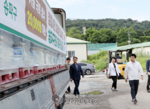 송파구, 극심한 가뭄 겪는 강릉에 생수 2만 병 긴급 지원