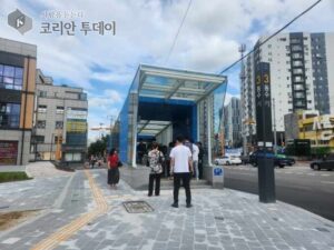 인천도시철도 1호선 동수역 3번 출입구와 부영로 연결통로 9월 4일 정식 개통