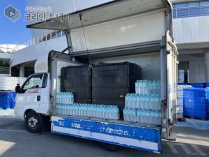 구로구, 가뭄 겪는 강릉시에 생수 1만 병 긴급 지원