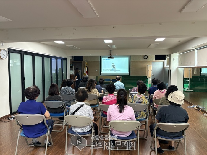 Haengdang 1(il)-dong, dans l'arrondissement de Seongdong-gu, clôt une formation citoyenne en sécurité au quotidien