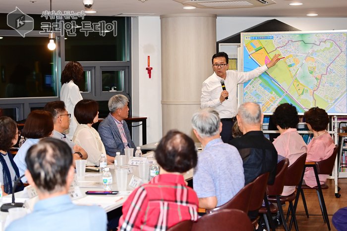 Rencontre de dialogue avec les résidents d'appartements, premier pas vers la résolution des enjeux de Yeonsu-gu