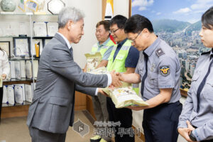 윤환 계양구청장, 추석맞이 현장 근무자 격려… “구민 안전의 최일선, 묵묵한 헌신에 감사”