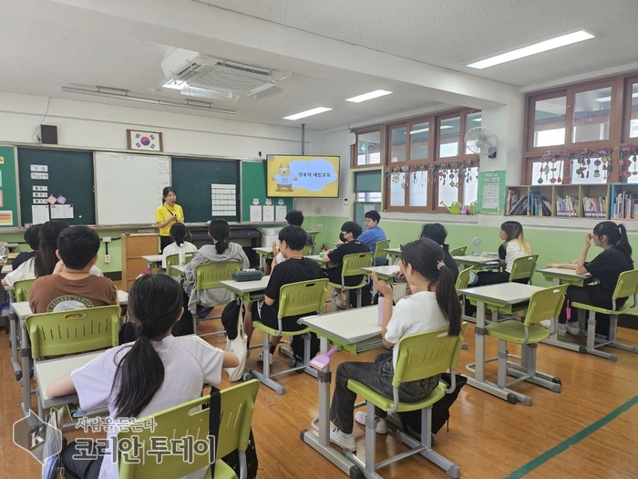 [코리안투데이] 지난해 어린이 안전교육 현장 사진 © 박수진 기자