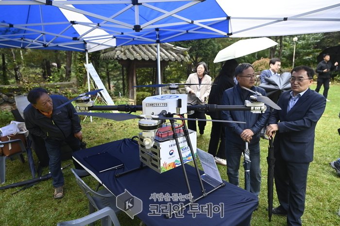 [코리안투데이] K-드론배송, 원주시서 행정혁신 시연으로 미래 교통기술 선보이다 © 이선영 기자