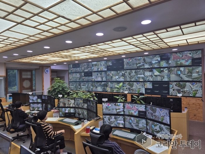 Pusat Bersepadu Bandar Pintar Geumsan-gun sediakan 18,519 maklumat video, perkukuh keselamatan kehidupan harian