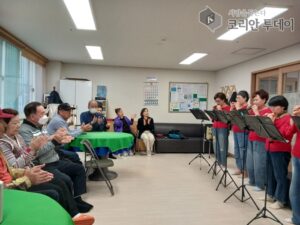만수3동 남동신협‘거위라온’, 구립 경로당에서 오카리나 공연