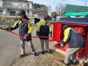 Ulsan Jungbu Fire Station Yugo 119 Safety Center Strengthens Autumn Wildfire Patrols