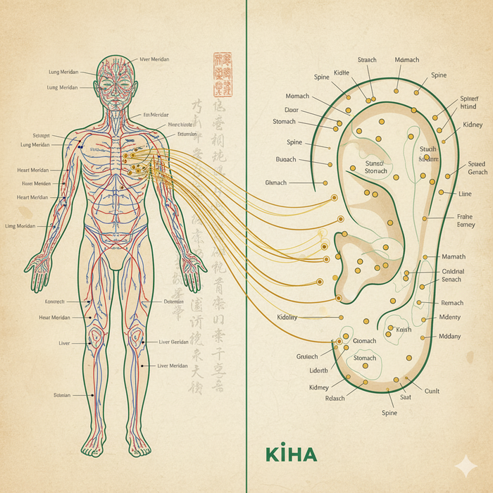 [Ear Reflex Wellness Part 4] Traditional Chinese Medicine Meridian Theory in Auriculotherapy