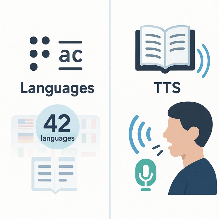 [코리안투데이] 42개 언어 점자 및 TTS/STT 접근성 기능 이미지 © 편집국