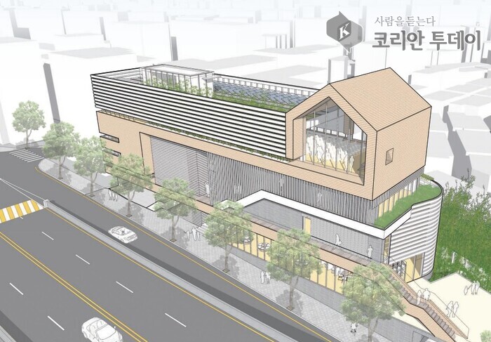 [코리안투데이] (사진) 수궁동 청사 건립 설계공모 당선작 조감도 © 박수진 기자