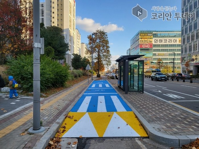 [코리안투데이] 영종국제도시 45곳 버스정류장 주변 보행환경 © 김미희 기자