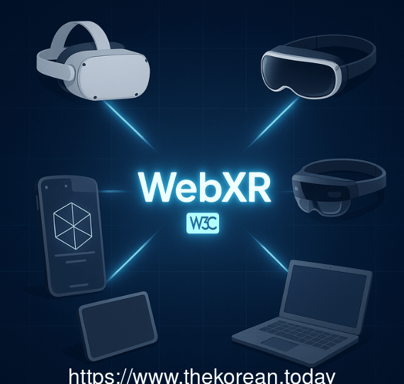 [코리안투데이] 캡쳐이미지 W3C WebXR 크로스 플랫폼 호환 개념 이미지 © 박수진 기자