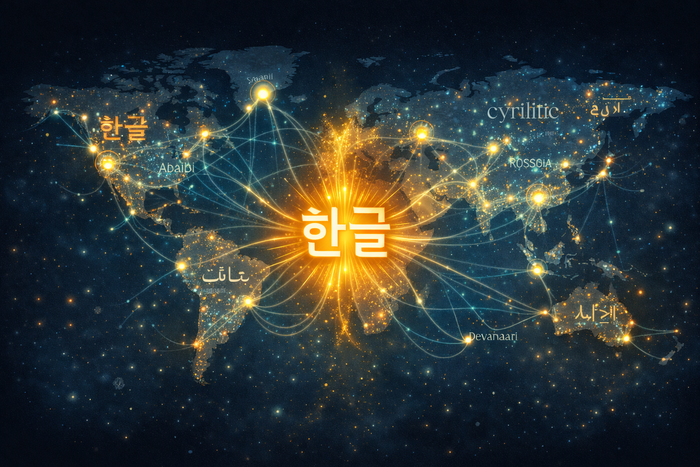 “한글로 7,000개 언어를 읽는다”