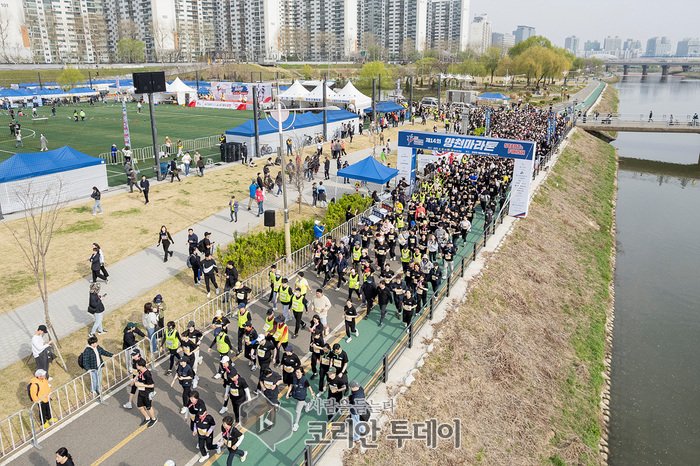 [코리안투데이] 제14회 양천마라톤 대회 현장 전경 (사진=양천구청) © 변아롱 기자