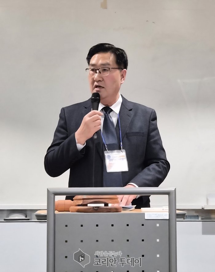 [코리안투데이] 제6대 회장으로 공식 추임 된 김명환 현 수석부회장 © 백창희 기자