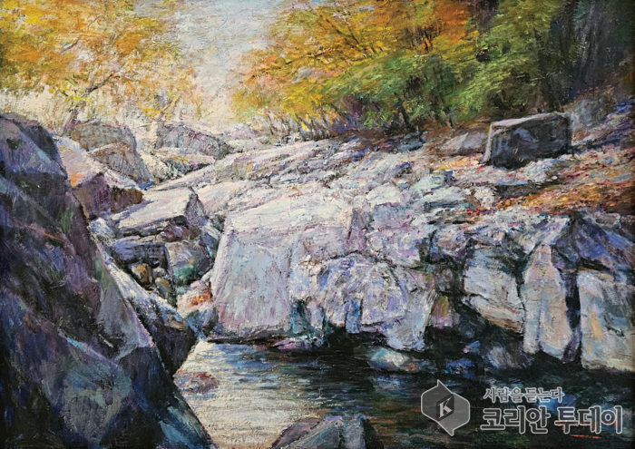 [The Korean Todday] Naewonsa Valley / Jae-hwan Jung72.7 × 53 cm, Oil on canvas, 2006 © By Soyoung Jeong