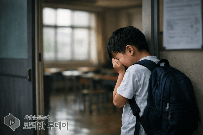 [코리안투데이] '사건이 끝났다고 통보받은 날, 울고 있는 아이 ©신성자 기자