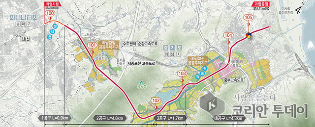 [코리안투데이] 3호선 연장사업 하남시 전 구간 입찰 성립 © 백창희 지부장