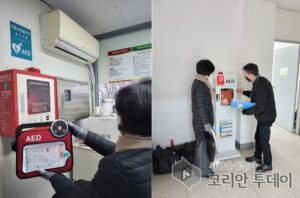 원주시 자동심장충격기 전수 점검…노인일자리 연계해 안전망 강화