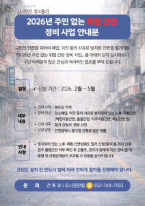 강풍에 흔들리는 방치 간판, 중구가 선제 정비