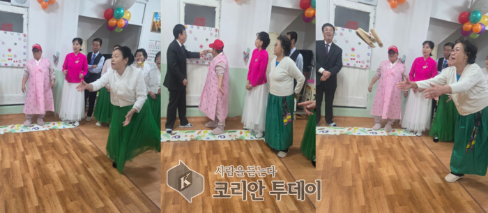 【Korean Today】照片：沉浸在掷柶游戏中的欢乐时刻（金京焕常任顾问、金美婷会长、朴成镇首席副委员长）© 记者 박수진