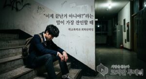 “이제 끝난 거 아니야?”라는 말이 가장 잔인할 때”