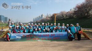 신킨게이터 서울비전22팀, 안양천서 따뜻한 봄날의 자원봉사 펼쳐 걷기와 교감, 건강과 공동체의 가치를 함께 나눈 뜻깊은 현장