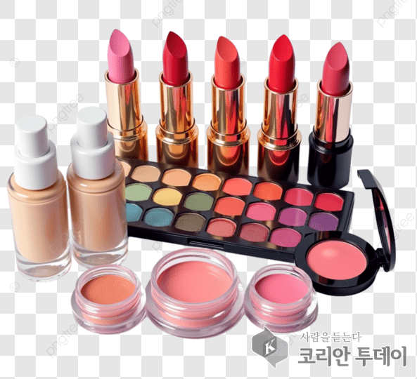 [코리안투데이] 다양한 색상의 화장품(사진제공: pngtree) ⓒ 박찬두 기자