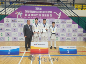 원주시청 장애인태권도팀, 첫 대회서 전원 메달 획득