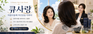 큐사랑, 아름다움에 자신감을 더하는 K-뷰티 염색방 브랜드