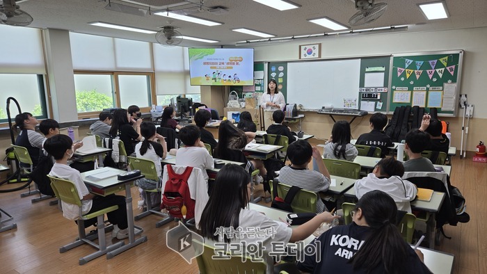[코리안투데이] 구리시, 인창초 6학년 대상 생명존중·자살예방 교육 실시 © 손현주 기자