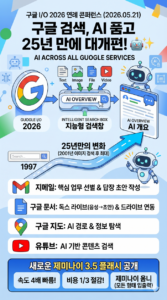 구글 AI 검색 25년 만의 대개편 지메일과 문서까지 인공지능 전면 도입