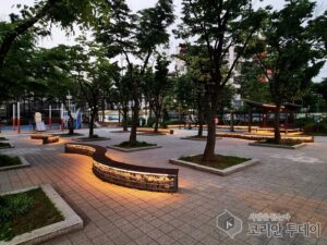 밤에도 안심하고 걷는다…동구 만석어린이공원 야간경관 새 단장