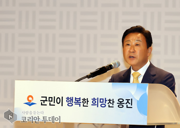 [코리안투데이] 옹진군수 취임 선서 장면 © 김미희 기자