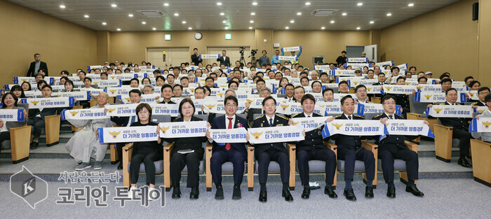 [The Korean Today] 永宗警察署の開署式に出席したソン・ファジョン永宗区庁長 © キム・ミヒ記者