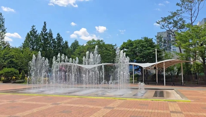 [코리안투데이] 발산근린공원 바닥분수 © 송정숙 기자